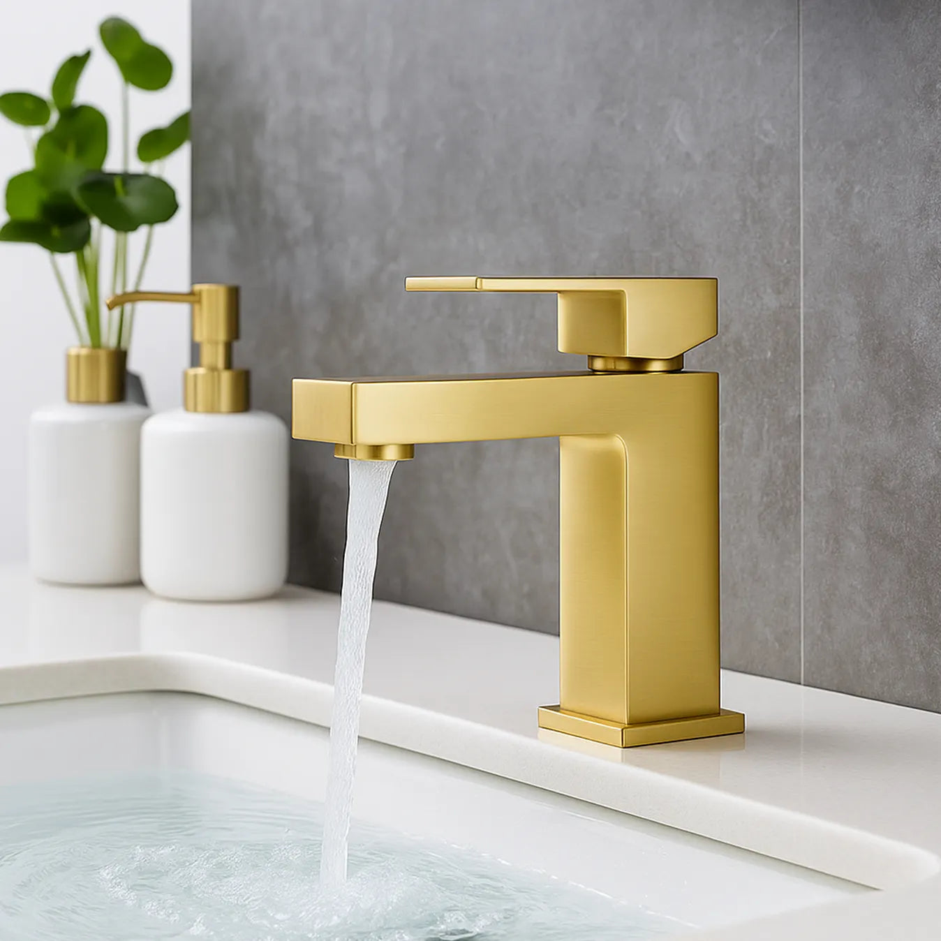 Elemento™ Single Hole Bathroom Faucet – 1.2 GPM w. Push Pop-Up Drain